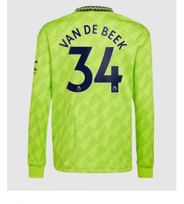 Manchester United Donny van de Beek #34 Tredjedrakt 2022-23 Langermet